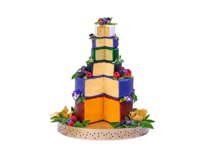 Wedding Cheese Cake Tower