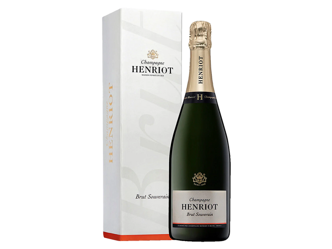 Henriot Brut Souverain NV Champagne gift box, 75cl